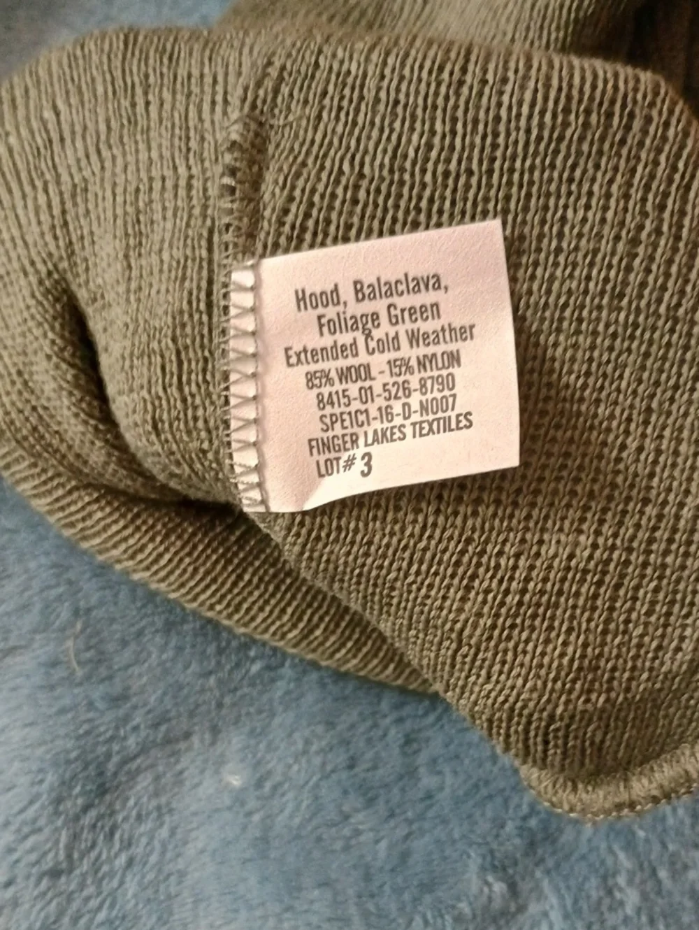 Men's Balaclava Face Mask - Brown Small Hole On Front See Photo